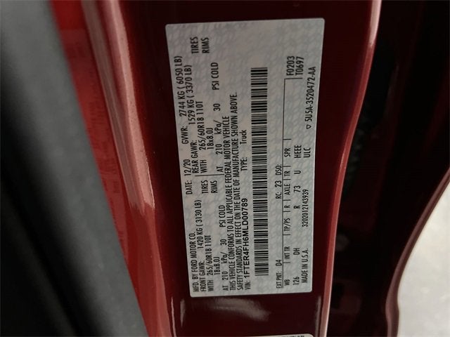 2021 Ford Ranger LARIAT