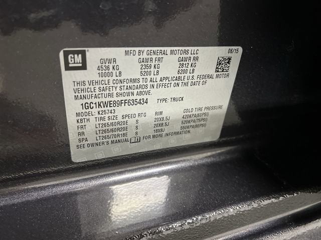 2015 Chevrolet Silverado 2500 HD LTZ