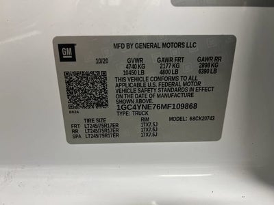 2021 Chevrolet Silverado 2500 HD LT