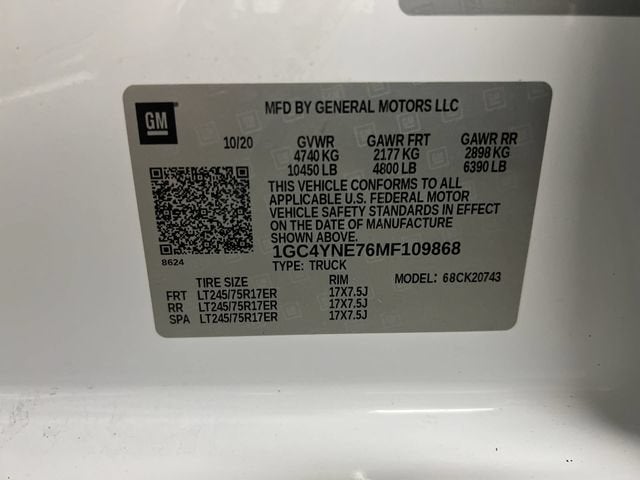 2021 Chevrolet Silverado 2500 HD LT