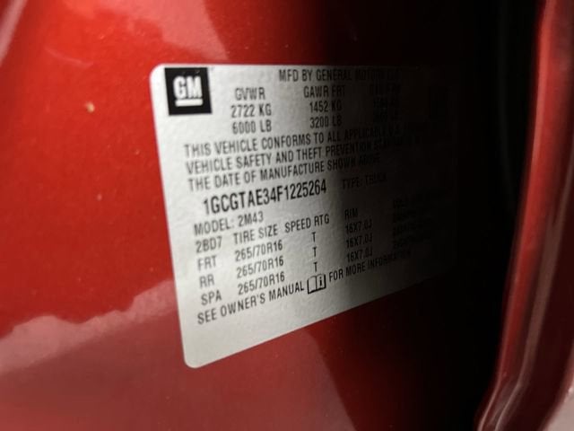 2015 Chevrolet Colorado 4WD WT