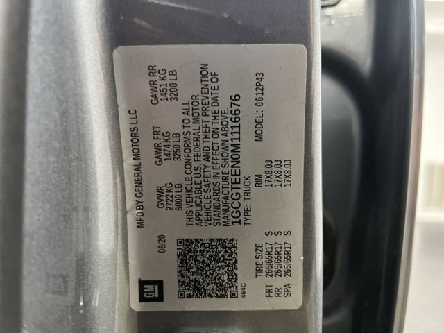 2021 Chevrolet Colorado 4WD ZR2
