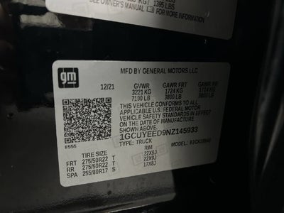 2022 Chevrolet Silverado 1500 LTD RST