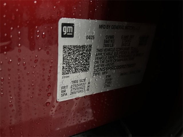 2025 Chevrolet Tahoe RST