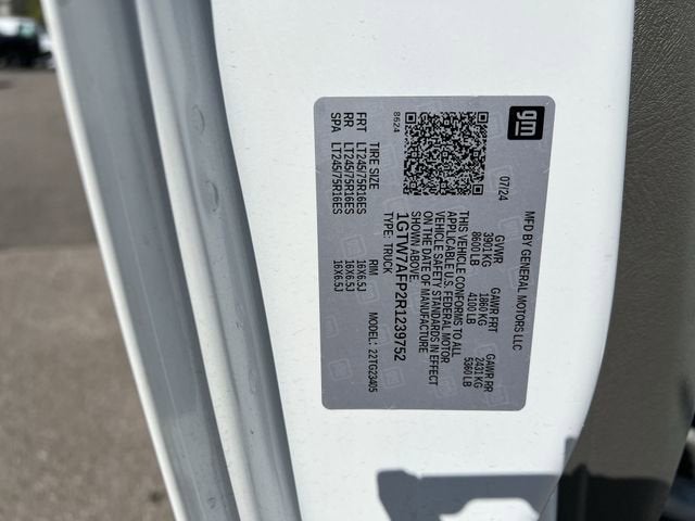 2024 GMC Savana Cargo 2500 Work Van