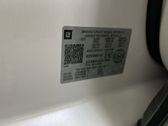 2018 Cadillac Escalade Platinum