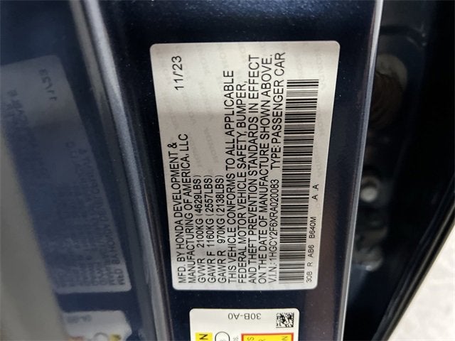 2024 Honda Accord Hybrid EX-L