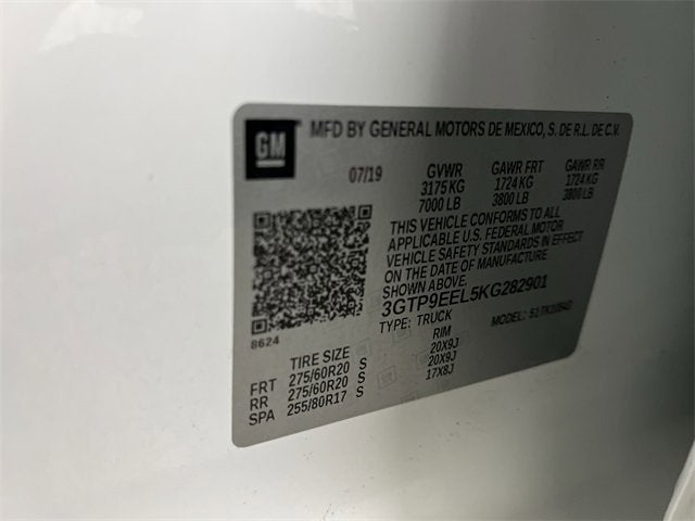 2019 GMC Sierra 1500 AT4