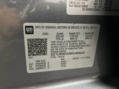 2021 GMC Sierra 1500 SLT