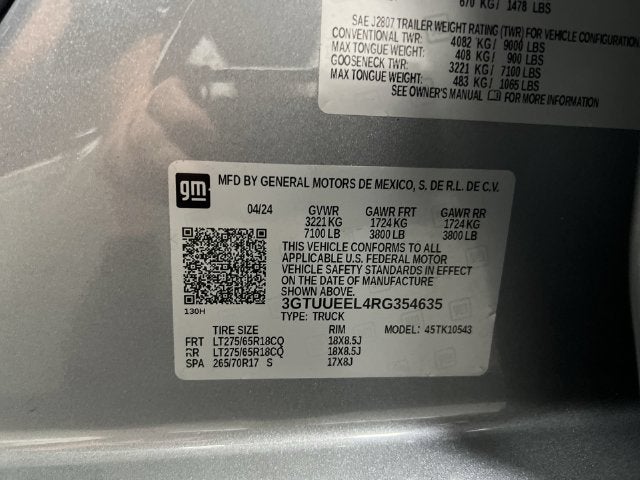 2024 GMC Sierra 1500 AT4