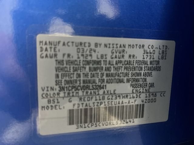 2024 Nissan Kicks SV Xtronic CVT