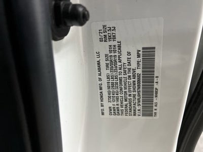 2022 Honda Odyssey Elite