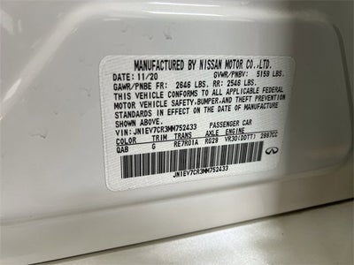 2021 INFINITI Q50 SENSORY AWD