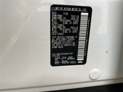 2021 INFINITI QX80 SENSORY