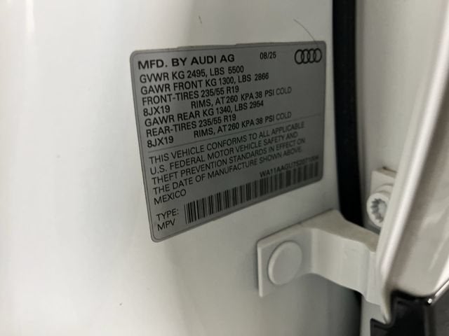 2025 Audi All-new Q5 Premium TFSI quattro S tronic
