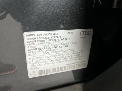 2020 Audi Q5 Titanium Premium Plus 45 TFSI quattro S tronic