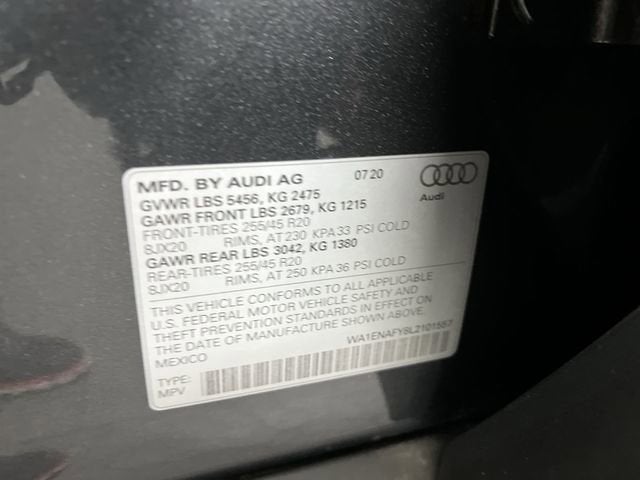 2020 Audi Q5 Titanium Premium Plus 45 TFSI quattro S tronic