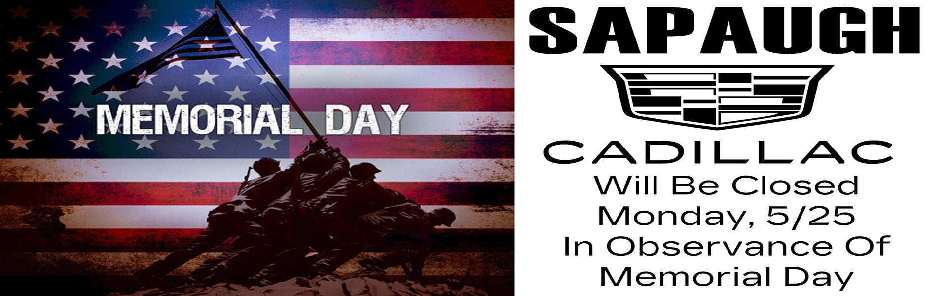 Memorial Day Hours